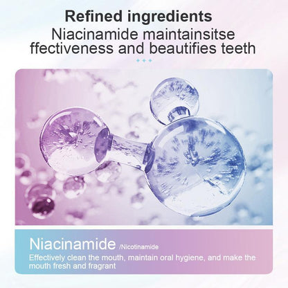 Probiotic Whitening Toothpaste - Free of Fluoride, Nicotinamide, Anti-Plaque, Alcohol Free, Oral Health Management Solution - Toothbrush, Comfort