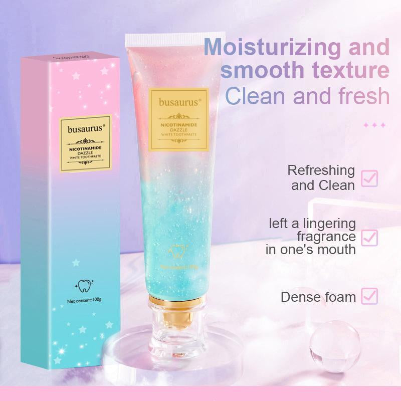 Probiotic Whitening Toothpaste - Free of Fluoride, Nicotinamide, Anti-Plaque, Alcohol Free, Oral Health Management Solution - Toothbrush, Comfort