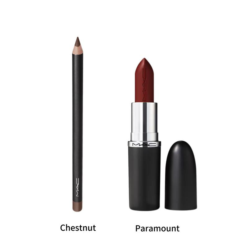 MAC Nude Icons Lip Duo - Lip Pencil + M·A·Cximal Sleek Satin Lipstick
