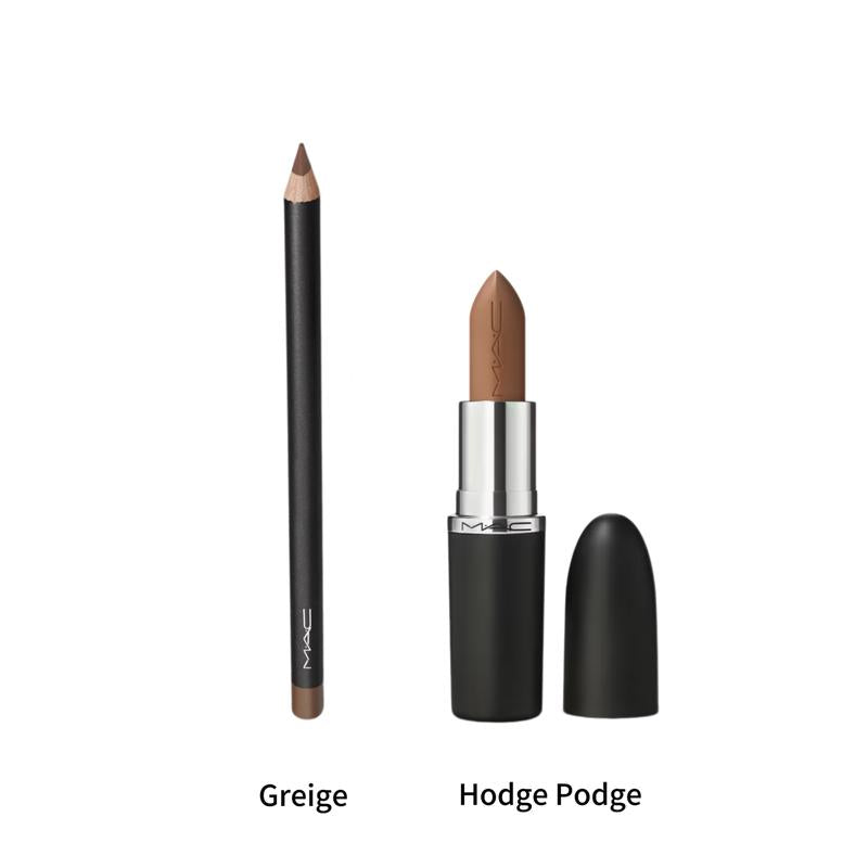 MAC Nude Icons Lip Duo - Lip Pencil + M·A·Cximal Sleek Satin Lipstick