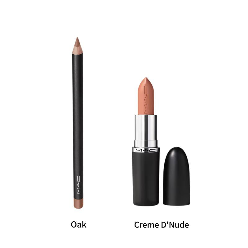 MAC Nude Icons Lip Duo - Lip Pencil + M·A·Cximal Sleek Satin Lipstick