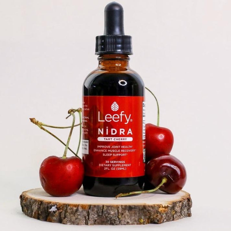 Leefy Organics Tart Cherry Nidra - Fast Absorbing, Anti-Inflammatory, Sleep Support, Pain Relief, Muscle Recovery, Joint & Heart Health - Non-Gmo, Gluten-Free, Vegan - 2 Oz Healthcare Acid Natural Supplement