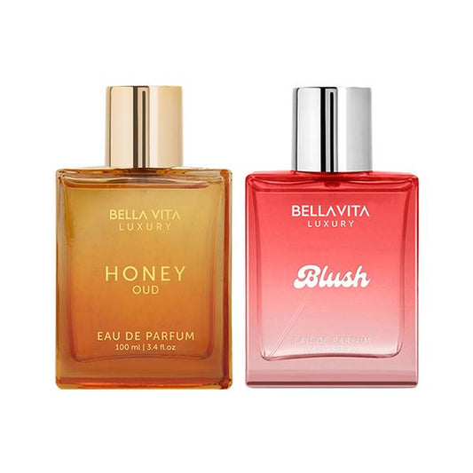 Tangled Temptation by Bellavita Luxury | 2X100 Ml Unisex Perfume Set | Long Lasting EDP with Floral, Spicy, Woody & Musky Notes | Patchouli, Vanilla, Bergamot, Red Fruits & Sandalwood | Luxury, Vegan & Cruelty-Free