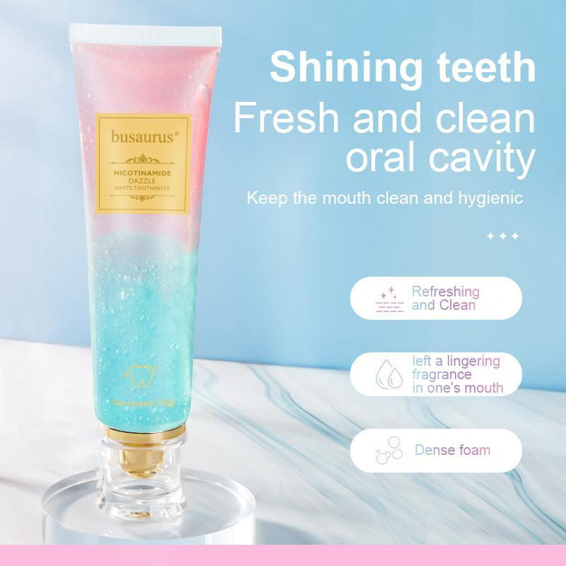 Probiotic Whitening Toothpaste - Free of Fluoride, Nicotinamide, Anti-Plaque, Alcohol Free, Oral Health Management Solution - Toothbrush, Comfort