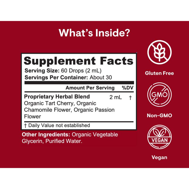 Leefy Organics Tart Cherry Nidra - Fast Absorbing, Anti-Inflammatory, Sleep Support, Pain Relief, Muscle Recovery, Joint & Heart Health - Non-Gmo, Gluten-Free, Vegan - 2 Oz Healthcare Acid Natural Supplement